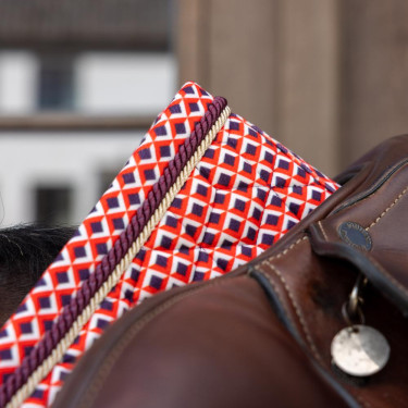 Tapis de Selle Velours Kentucky Imprimés Violet Tapis de Selle Velours Kentucky Imprimés Violet