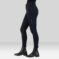 Pantalon d'équitation Euro-Star Arielle Connect FullGrip femme Noir