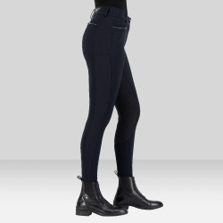 Pantalon d'équitation Euro-Star Arielle Connect FullGrip femme Noir