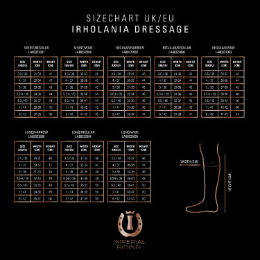 Bottes d'équitation Impérial Riding Olania Dressage Longue/Régulier Bordeaux