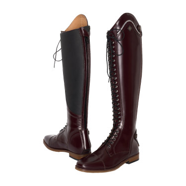 Bottes d'équitation Imperial Riding Olania Dressage Longue/Large Bordeaux
