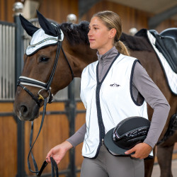 Veste d'équitation sans manches réfléchissant HV Polo Hi-Viz Argent / reflective Veste d'équitation sans manches réfléchissant HV Polo Hi-Viz Argent / reflective