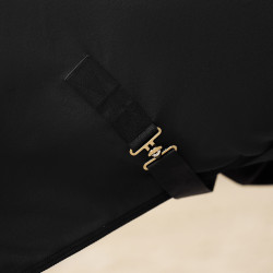 Fleecedeken met hals Imperial Riding Fundamental Zwart