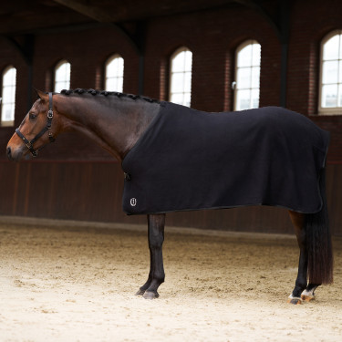 Fleece deken Imperial Riding Fundamental Basic Zwart