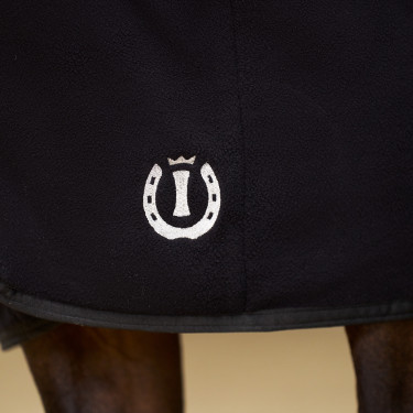 Fleece deken Imperial Riding Fundamental Basic Zwart