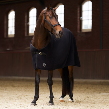 Fleece deken Imperial Riding Fundamental Basic Zwart