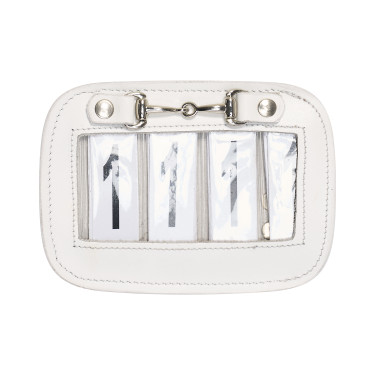 Wedstrijdnummer HV Polo Gloria square per 2 Wit Wedstrijdnummer HV Polo Gloria square per 2 Wit