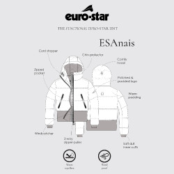 Veste Euro-Star Anais Noir Veste Euro-Star Anais Noir