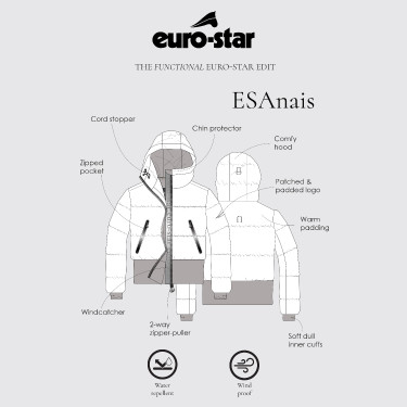 Veste Euro-Star Anais Noir Veste Euro-Star Anais Noir