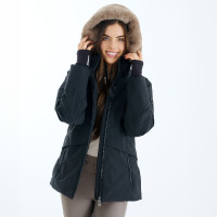 Veste HV Polo Leone femme Noir Veste HV Polo Leone femme Noir