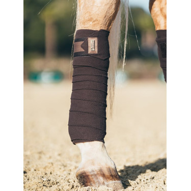 Bandes de polo Equestrian Stockholm Marron doré