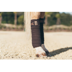 Bandes de polo Equestrian Stockholm Marron doré