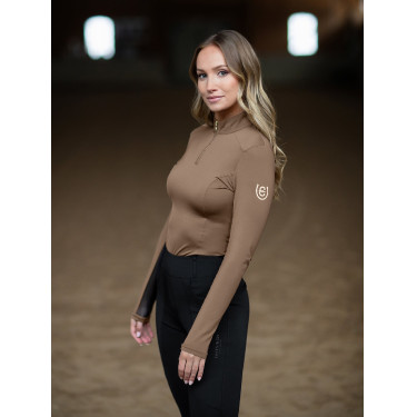 Base layer Equestrian Stockholm Air Breeze Sunshirt dames Champagne Beige