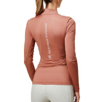 Base Layer Equestrian Stockholm Air Breeze Sunshirt femme Coral Rose