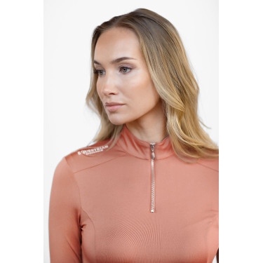 Base Layer Equestrian Stockholm Air Breeze Sunshirt femme Coral Rose