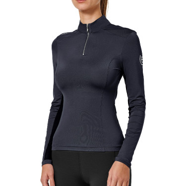 Base layer Equestrian Stockholm Air Breeze Sunshirt dames Middernachtblauw Marineblauw
