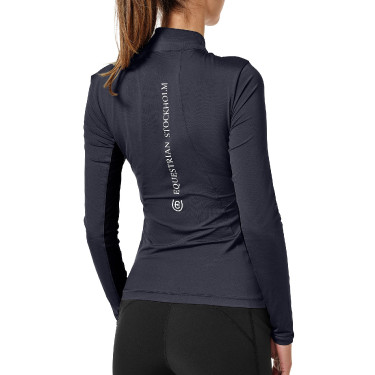 Base layer Equestrian Stockholm Air Breeze Sunshirt dames Middernachtblauw Marineblauw