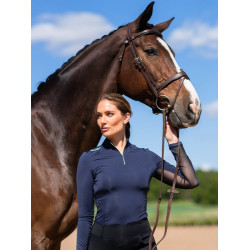 Base Layer Equestrian Stockholm Air Breeze Sunshirt femme Midnight blue Bleu marine Base Layer Equestrian Stockholm Air Breeze Sunshirt femme Midnight blue Bleu marine