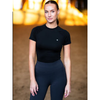 Base Layer Equestrian Stockholm Dynamic femme manches courtes Noir édition