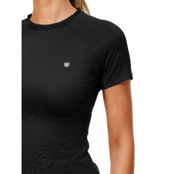 Base Layer Equestrian Stockholm Dynamic dames korte mouwen Zwarte editie Base Layer Equestrian Stockholm Dynamic dames korte mouwen Zwarte editie