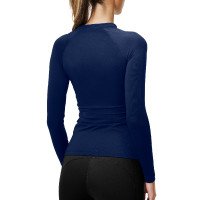 Base Layer Equestrian Stockholm Dynamic dames met lange mouwen Lagune blush