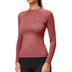 Base Layer Equestrian Stockholm Dynamic femme manches longues Rose amber Blanc Base Layer Equestrian Stockholm Dynamic femme manches longues Rose amber Blanc