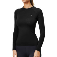 Base Layer Equestrian Stockholm Dynamic dames met lange mouwen Zwart