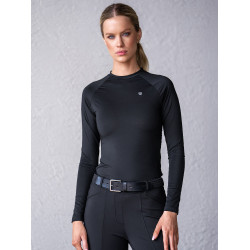 Base Layer Equestrian Stockholm Dynamic dames met lange mouwen Zwart