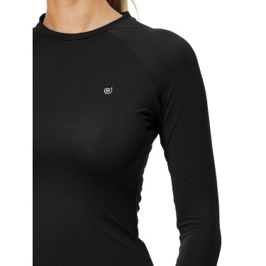 Base Layer Equestrian Stockholm Dynamic femme manches longues Noir Base Layer Equestrian Stockholm Dynamic femme manches longues Noir