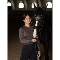 Base Layer Equestrian Stockholm Dynamic femme manches longues Lagoon blush Bleu