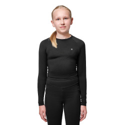 Base Layer Equestrian Stockholm Dynamic Young Rider manches longues Noir Base Layer Equestrian Stockholm Dynamic Young Rider manches longues Noir