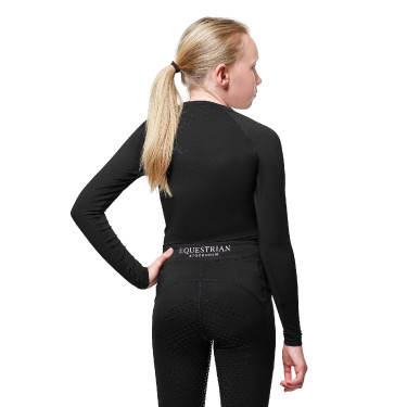 Base Layer Equestrian Stockholm Dynamic Young Rider lange mouwen Zwart Base Layer Equestrian Stockholm Dynamic Young Rider lange mouwen Zwart