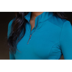 Base Layer Equestrian Stockholm Vision dames longsleeve Aurora-blauw
