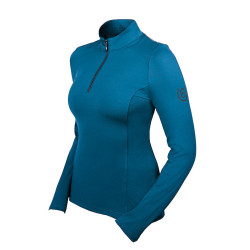 Base Layer Equestrian Stockholm Vision manches longues femme Prairie bleu