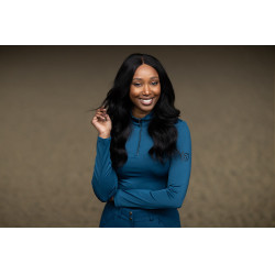 Base Layer Equestrian Stockholm Vision dames longsleeve Prarie blauw