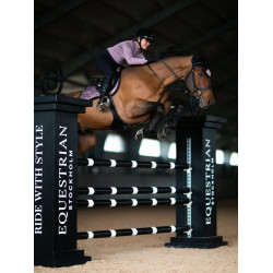 Bonnet anti-mouches Equestrian Stockholm Anémone Violet