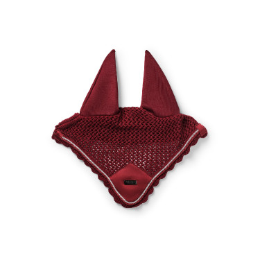 Bonnet anti-mouches Equestrian Stockholm Bordeaux