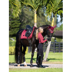 Antivliegen-oornetje Equestrian Stockholm Bordeaux