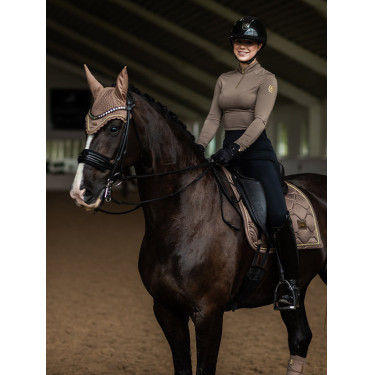 Antivliegen-oornetje Equestrian Stockholm Champagne Beige