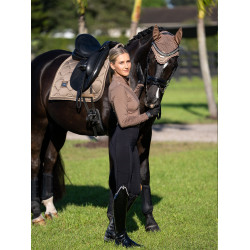 Antivliegen-oornetje Equestrian Stockholm Champagne Beige
