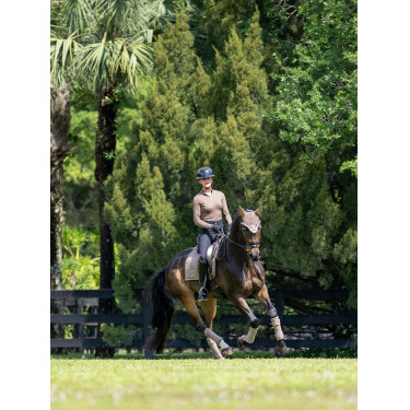 Antivliegen-oornetje Equestrian Stockholm Champagne Beige