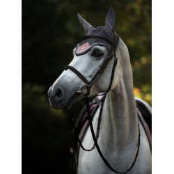 Bonnet anti-mouches Equestrian Stockholm Rose poussiéreux