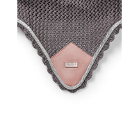Bonnet anti-mouches Equestrian Stockholm Tout noir scintillant