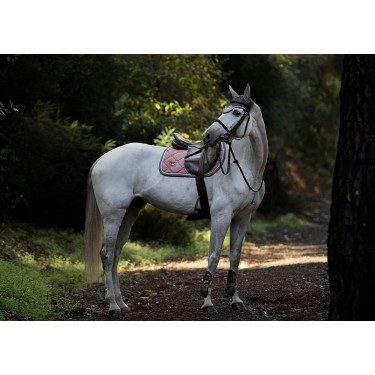 Bonnet anti-mouches Equestrian Stockholm Rose poussiéreux