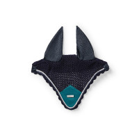 Bonnet anti-mouches Equestrian Stockholm Tout noir scintillant Bonnet anti-mouches Equestrian Stockholm Tout noir scintillant