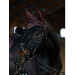 Antivliegen-oornetje Equestrian Stockholm Eindeloze gloed Bruin