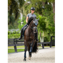 Antivliegen-oornetje Equestrian Stockholm Metaalblauw