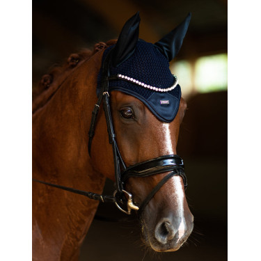 Bonnet anti-mouches Equestrian Stockholm Marine modern tech Bleu marine