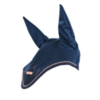 Bonnet anti-mouches Equestrian Stockholm Tout noir scintillant