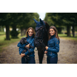 Antivliegen-oornetje Equestrian Stockholm Monaco blauw Antivliegen-oornetje Equestrian Stockholm Monaco blauw